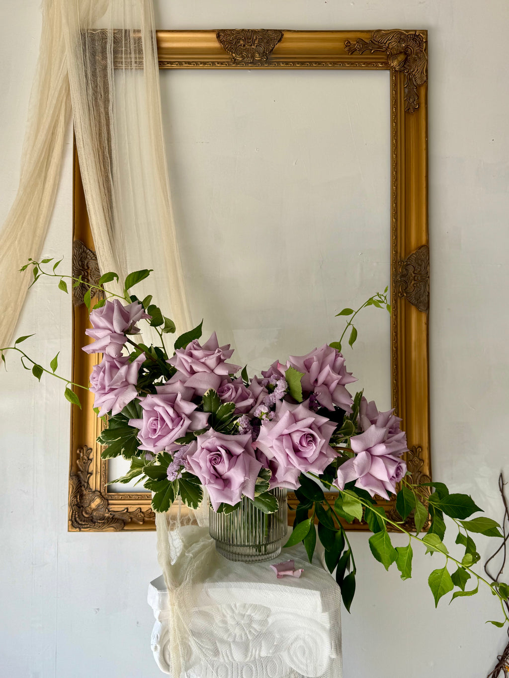 Love’s Whisper Rose Arrangement - Dozen Rose Arrangement