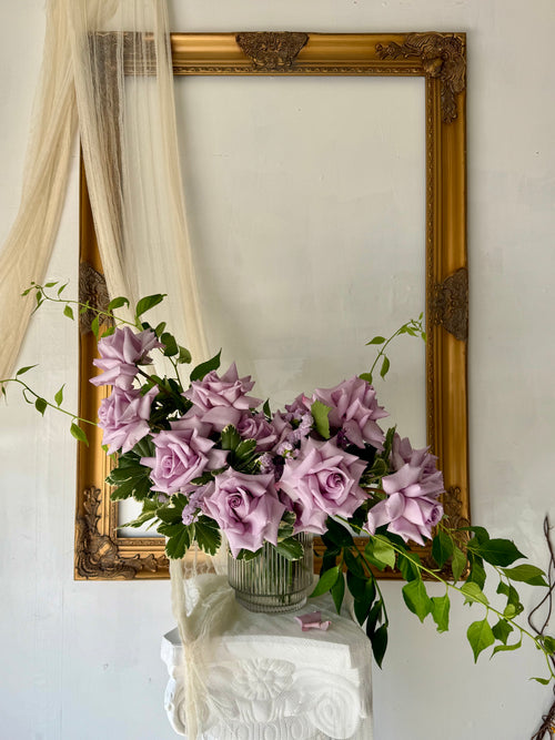 Love’s Whisper Rose Arrangement - Dozen Rose Arrangement