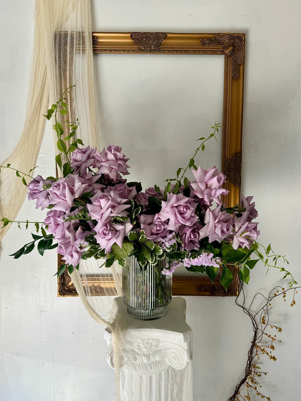 Love’s Whisper Rose Arrangement - Dozen Rose Arrangement